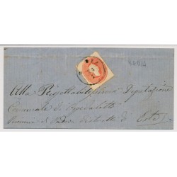 LOMBARDEI-VENETIEN 186. 5sld. Brief BADIA nach ESTE. Attraktiv!
