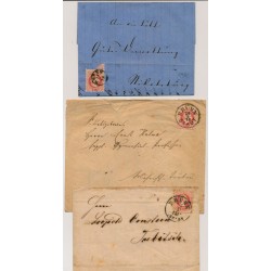 Österreich 18.. 3Stk. Briefe BRÜNN. Interessantes Lot!