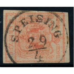 Österreich 1850 3kr, MP, Type III. SPEISING (Wv) Mü:150P! SELTEN!