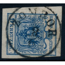 Österreich 1850 9kr, HP, Type III. ZOMBOR (Ws) Mü:10Punkte! Schön!