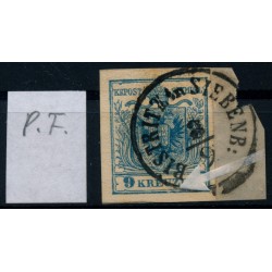 Österreich 1850 9kr, PLATTENFEHLER! BISTRITZ in SIEBENB: (Sb)