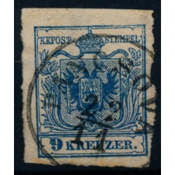 Österreich 1850 9kr An 3 Seiten gerissen statt geschnitten! PANCSOVA (Bm