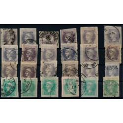 Österreich 1867 24Stk. Zeitungsmarken! Interessantes Lot!