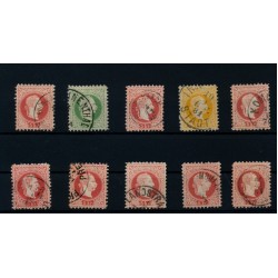 Österreich 1867 10Stk.Marken! ZÄHNUNGEN! Interessantes Lot!