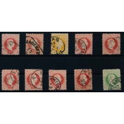 Österreich 1867 10Stk.Marken! ZÄHNUNGEN! Interessantes Lot!