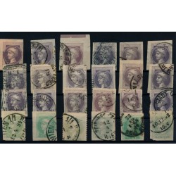 Österreich 1867 24Stk. Zeitungsmarken! Interessantes Lot!