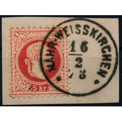 Österreich 1867 5kr, MÄHR.WEISSKIRCHEN, Kl:25P! Sehr schön!
