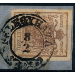 Österreich 1850 6kr, MP, Type III. FÉLEGYHÁZA (U) Mü:12P! Schön!