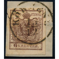 Österreich 1850 6kr, MP, Type III. KÖRMEND (U) Mü:10P!