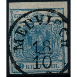 Österreich 1850 9kr, HP, Type II. MEDVISCH (Sb) Mü:15P! Schön!
