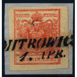 Österreich 1850 3kr, HP, Type III. FARBINTENSIV! MITROWICZ (Bm) Schön!