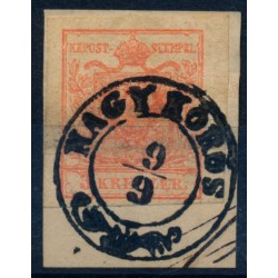 Österreich 1850 3kr, MP, Type III. NAGY KÖRÖS (U) Mü:12P! Attraktiv!