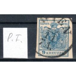 Österreich 1850 9kr, MP, Type III. PLATTENFEHLER! WIEN. Schön!