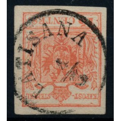 LOMBARDEI-VENETIEN 1850 15C, MP, Type III. LATISANA. Schön!