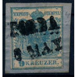 Österreich 1850 9kr, HP, TYPE I.! LILIPUTSCHNITT! TORDA (Sb) Mü:200P!