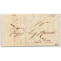 LOMBARDEI-VENETIEN 1811 Brief (Inhalt) SALÓ nach ISEO. Schön!