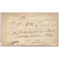 LOMBARDEI-VENETIEN 1845 Brief (Inhalt) LENO nach VERONA. Schön!