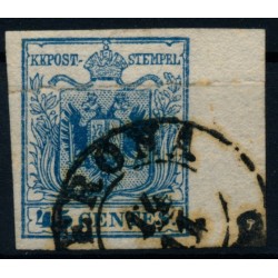LOMBARDEI-VENETIEN 1850 45C, HP, Type III. RAND:8mm! VERONA. Attraktiv!