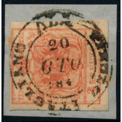 Österreich 1850 3kr, MP, Type III. ALA TIROLO ITAGLIANO Mü:30P!