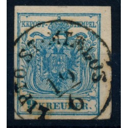 Österreich 1850 9kr, PLATTENFEHLER! Dickes Papier! LIPTÓ ST. MIKLÓS (U)