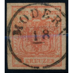 Österreich 1850 3kr, FEHLER im DATUM:TAG fehlt! MODERN (U) Mü:70P!