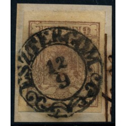 Österreich 1850 6kr, HP, Type I. ESZTERGOM (U) Mü:45P! Schön!