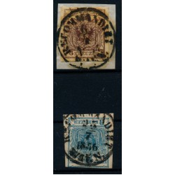 Österreich 1850 6kr, und 9kr, RECOMMANDIRT/WIEN