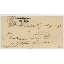 Österreich 1853 Brief (Inhalt) WEISKIRCHEN (M). Schön und attraktiv!