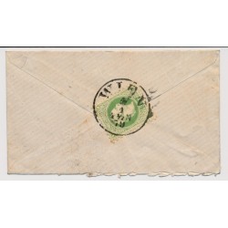 Österreich 1879 3kr, grün, ORTSBRIEF mit WIEN Stempel. Schön!
