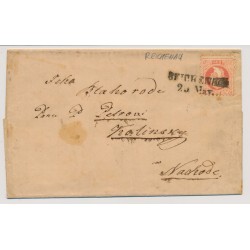 Österreich 187. 5kr, Brief REICHENAU (B) Kl:30P! Nach NACHOD. Attraktiv!