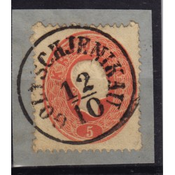 Österreich 1861 5kr, GOLTSCHJENIKAU (B) Sehr schön!