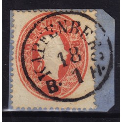 Österreich 1861 5kr, KAPFENBERG/B.H. (St) Schön!