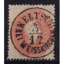 Österreich 1861 5kr, KELTSCH/BEI WEISSKIRCHEN (M) Mü:30P!