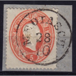 Österreich 1861 5kr, MEDIASCH (Sb) Sehr schön, frisch und attraktiv!