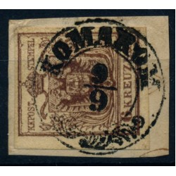 Österreich 1850 6kr, MP, Type III. KOMÁROM (U)