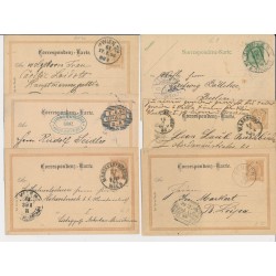 Österreich 188.- 6Stk. Korr-Karten! Interessantes Lot!
