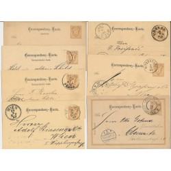 Österreich 188.- 7Stk. Korr-Karten! Interessantes Lot!