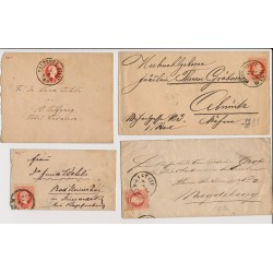 Österreich 187.- 4Stk. Sendungen! Interessantes Lot!