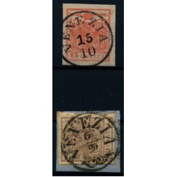 LOMBARDEI-VENETIEN 1850 15C, P.F.! Und -30C Verschiedene VENEZIA