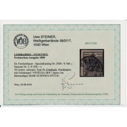 LOMBARDEI-VENETIEN 1850 10C, ERSTDRUCK! Kw:160,-€ VENEZIA. VÖB!