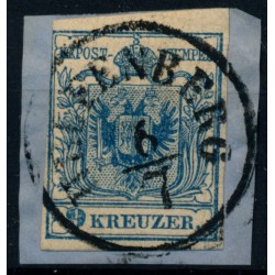 Österreich 1850 9kr, MP, Type III. HELFENBERG (Oö) Mü:40P!