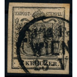 Österreich 1850 2kr MP, Type III. PLATTENFEHLER! Dickes Papier! WIEN Sig