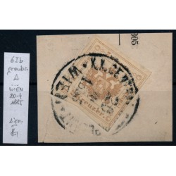 Österreich 2kr, GRAUBRAUN! Zeitungsstempelmarke, Type I.b, WIEN. Signum!