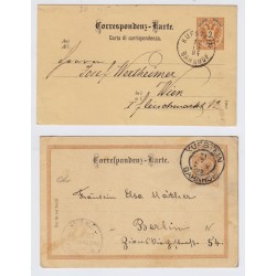 Österreich 188.- 2Stk. Karte mit verschiedenen KUFTSEIN/BAHNHOF (Tirol)