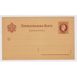 Österreich 18.. 2kr Karte (Illir.) UNGEBRAUCHT! Sehr schön und frisch!