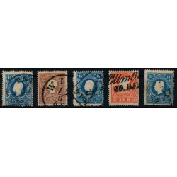 Österreich 1858 5Stk.Marken! Alle TYPE I.! Interessantes Lot!
