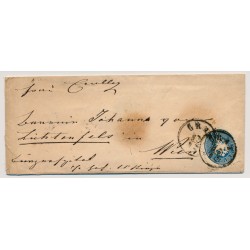 Österreich 186. 10kr, Briefkuvert, GRAZ nach WIEN