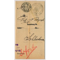 Österreich 1910 Brief (Inhalt) PRAG nach SCHLUKENAU. Schön!