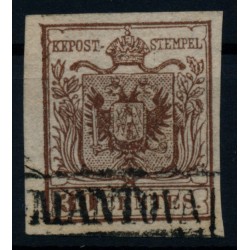 LOMBARDEI-VENETIEN 1850 30C, HP, Type I. MANTOVA. Schön und attraktiv!