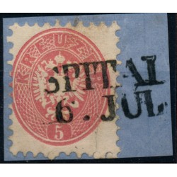 ÖSTERREICH 1864 5kr, SPITAL (K) Schön!